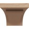 Ekena Millwork 7"W x 14"D x 7"H Wide Viola Rough Cedar Woodgrain TimberThane Corbel, Primed Tan CORUR07X14X07VIORCPR - alternate 3